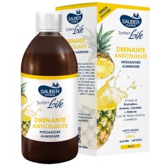 Sauber Pharma System Life drenante anticellulite gusto ananas 500ml | offerta speciale