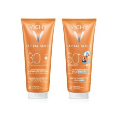 Capital Soleil Latte SPF30 300ml + Capital Soleil Latte Bambini SPF50+ 300ml