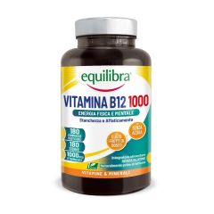 Equilibra Vitamina B12 1000 integratore per energia fisica e mentale 180 compresse masticabili