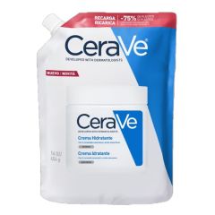 CeraVe crema viso e corpo idratante per pelli secche e molto secche ricarica ecologica 454 grammi